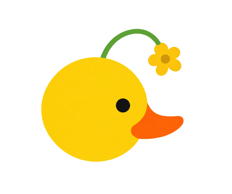 Fun Finder Treasure Hunt duck mascot